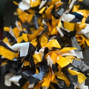 Colorful Cheer baton handle Pom Poms